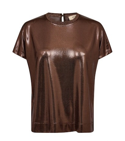 Mos Mosh Bracken Nivola O-neck Metallic Tee