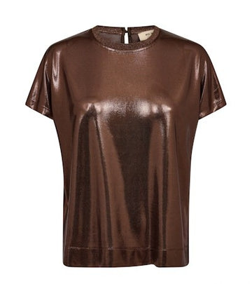 Mos Mosh Bracken Nivola O-neck Metallic Tee