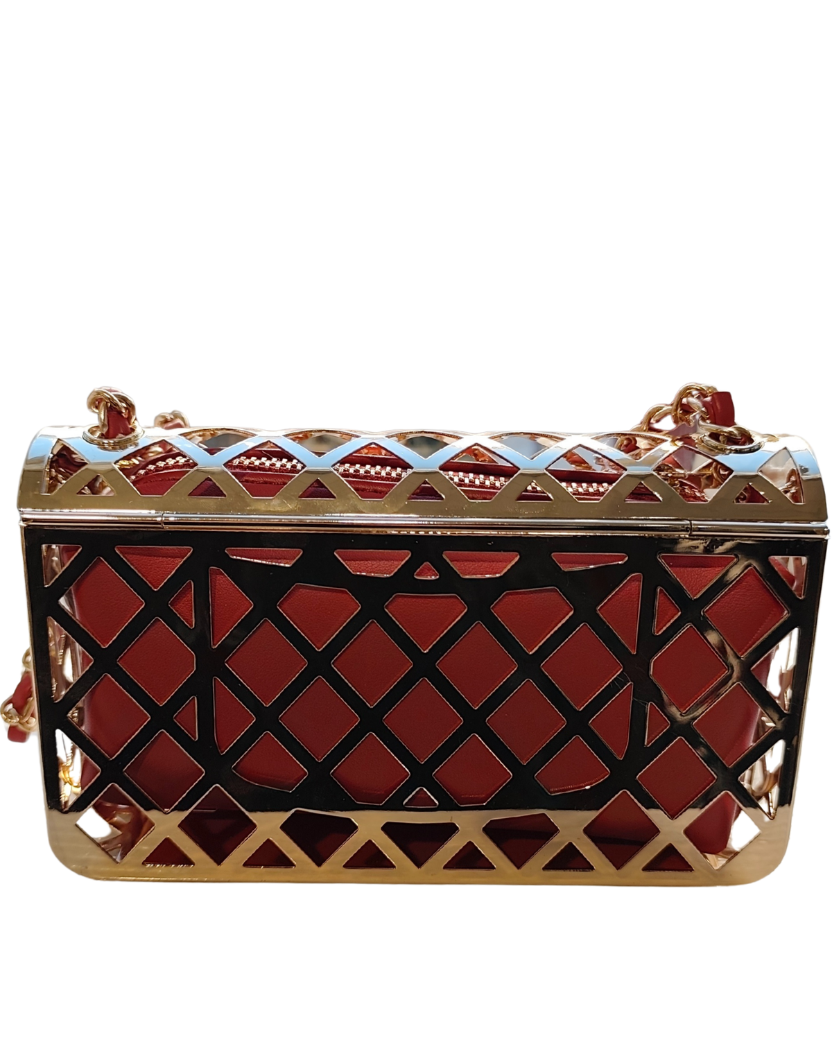 Dekers Shimo Shimo Caged Bag Red