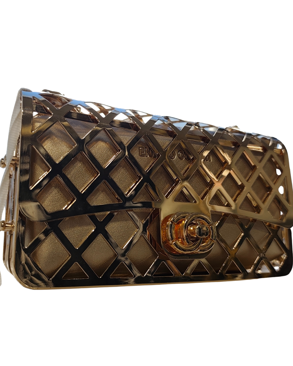 Dekers Shimo Shimo Caged Bag Gold