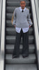 Mos Mosh Grey Melange Ottii V Neck Sweater