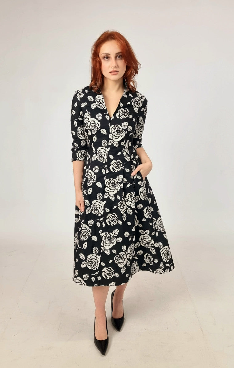 Moskada Black &amp; White Alicia Dress