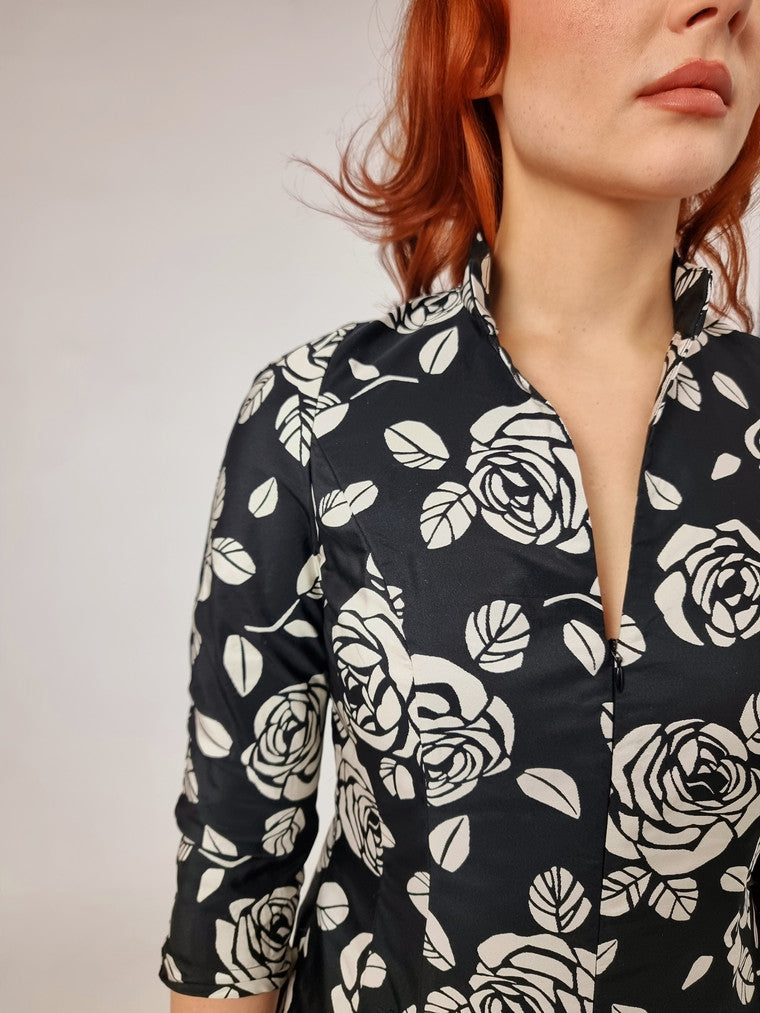 Moskada Black &amp; White Alicia Dress