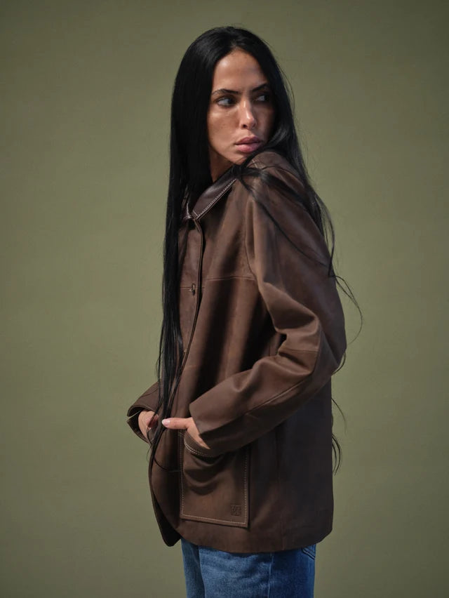 HEYANNO Java Fame Leather Jacket