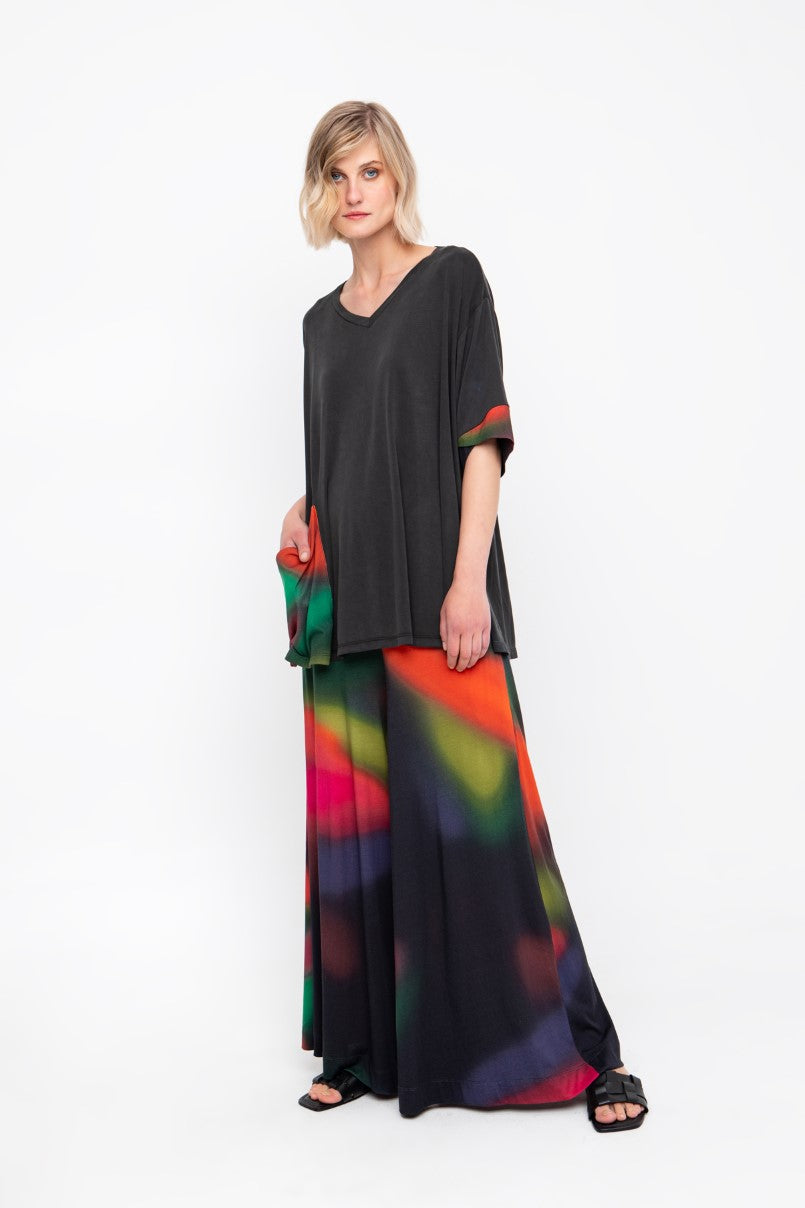 Ozai N Ku Black Boxy Top