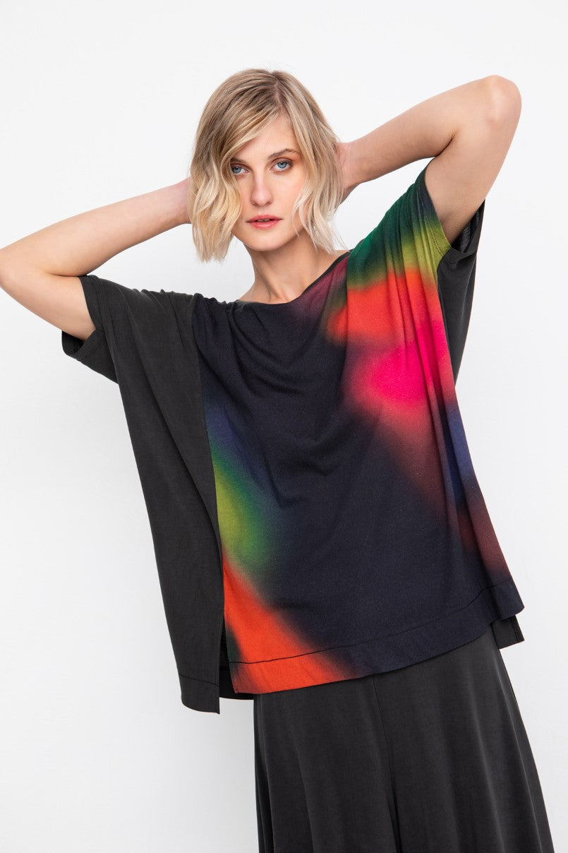 Ozai N Ku Blurred Blotch Top