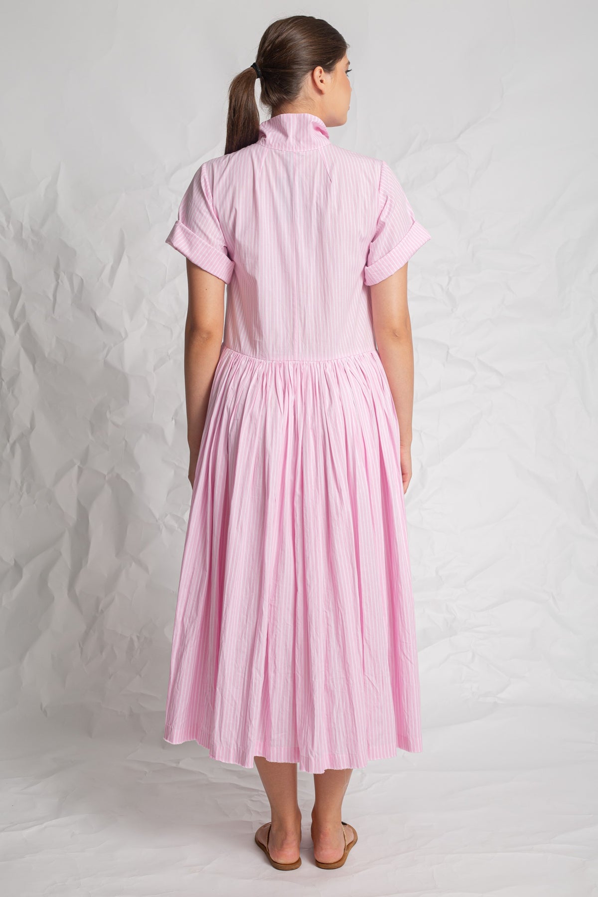 Les Filles D'Ailleurs Pink Stripe Dress
