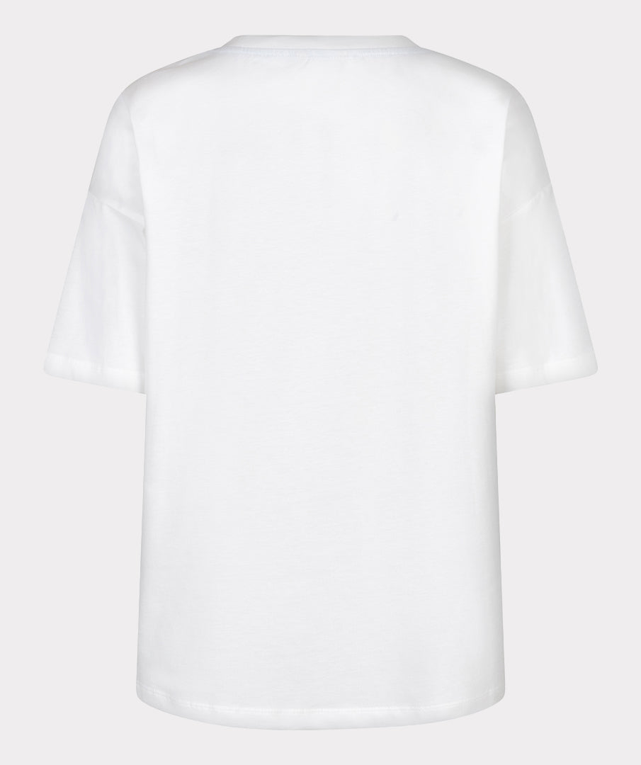 Esqualo Animal T-shirt - Off White/Blue