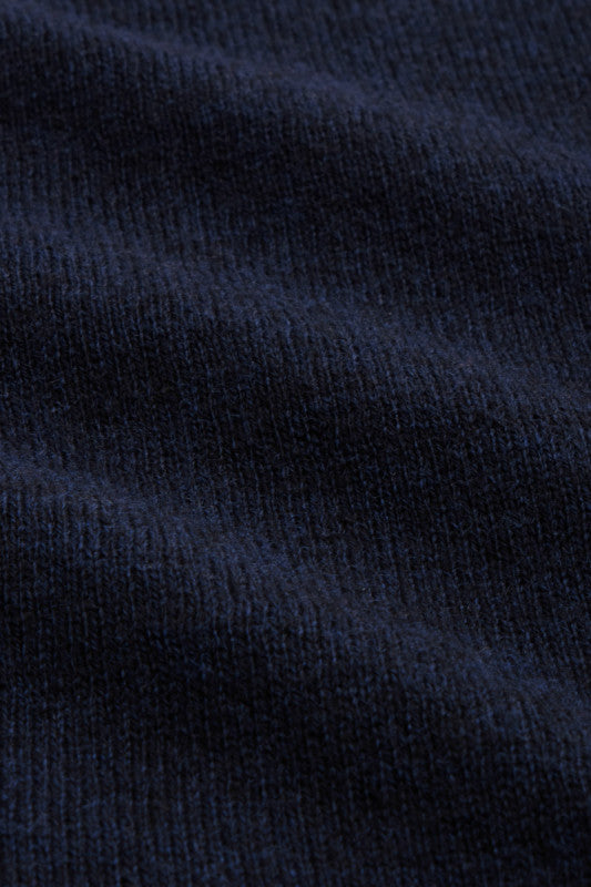 KING LOUIE  Blue Cardigan Round Neck Cocoon