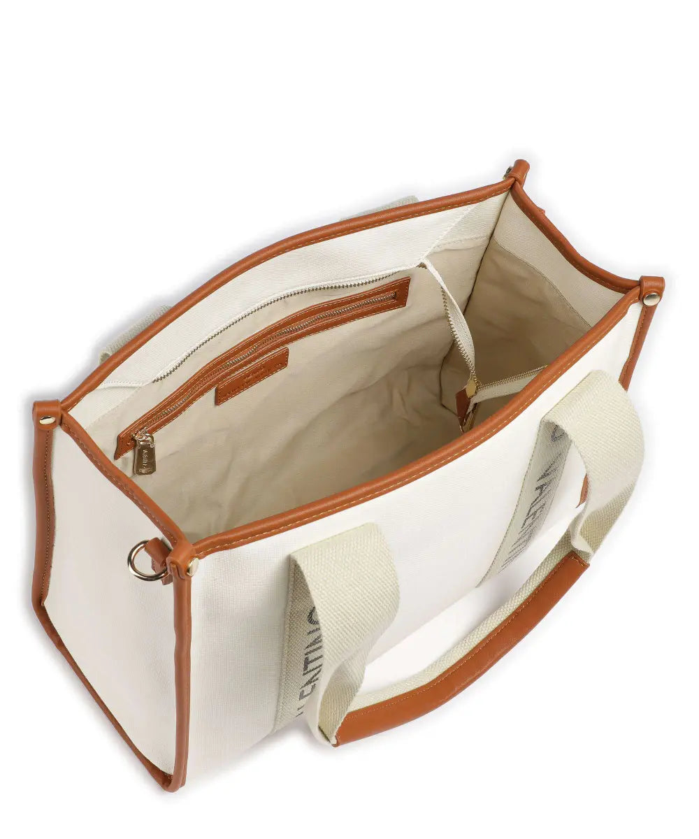 Valentino Candle Shopping Bag -Cuoio/Natural