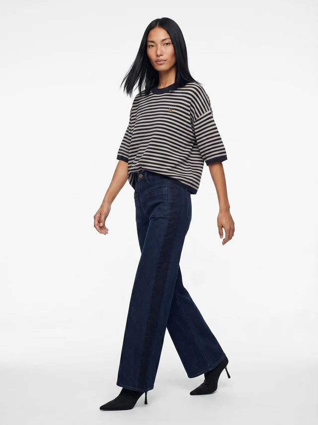 HEYANNO Baritone Blue Poetic Stripe Knit