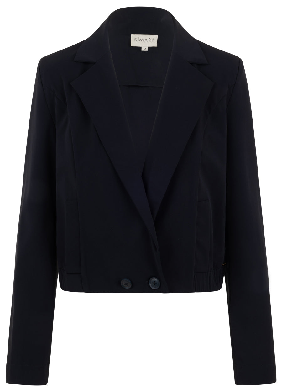 Aime Balance Natasja Dark Blue Bomber Jacket
