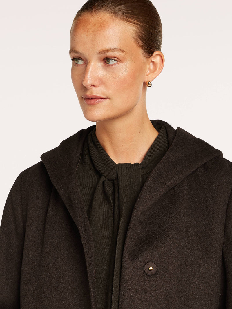 Beaumont Dark Chocolate Aviva Coat