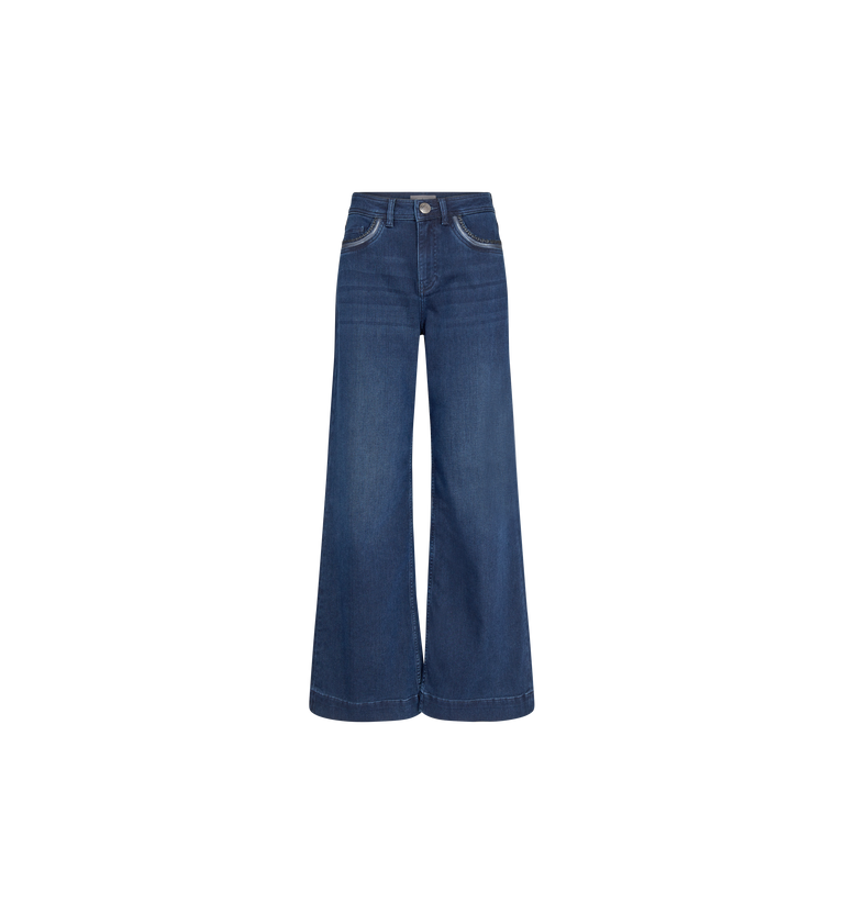Mos Mosh Blue Regular Fit Dara Jeans