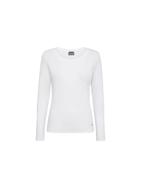 Mos Mosh White O-LS Rib Tee