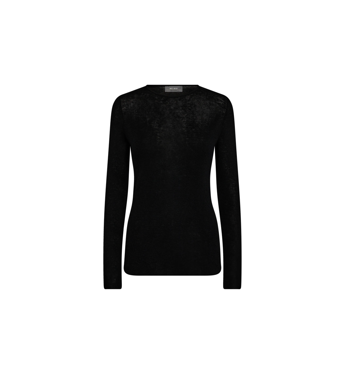 Mos Mosh Black Bouch O-neck Knit
