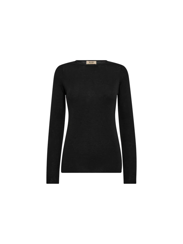 Mos Mosh Bouch OS Knitted Black Sweater