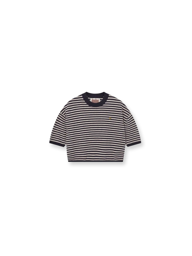 HEYANNO Baritone Blue Poetic Stripe Knit
