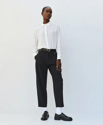 Access Fashion Balck Carrot Leg Trousers