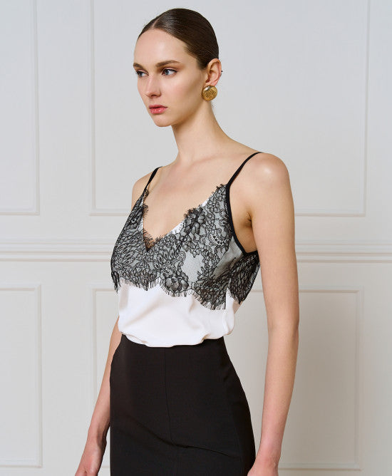 Access Fashion Black/White Cami