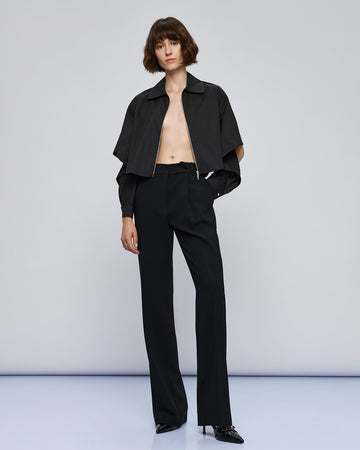 Access Fashion Black trousers With Pleat Detail