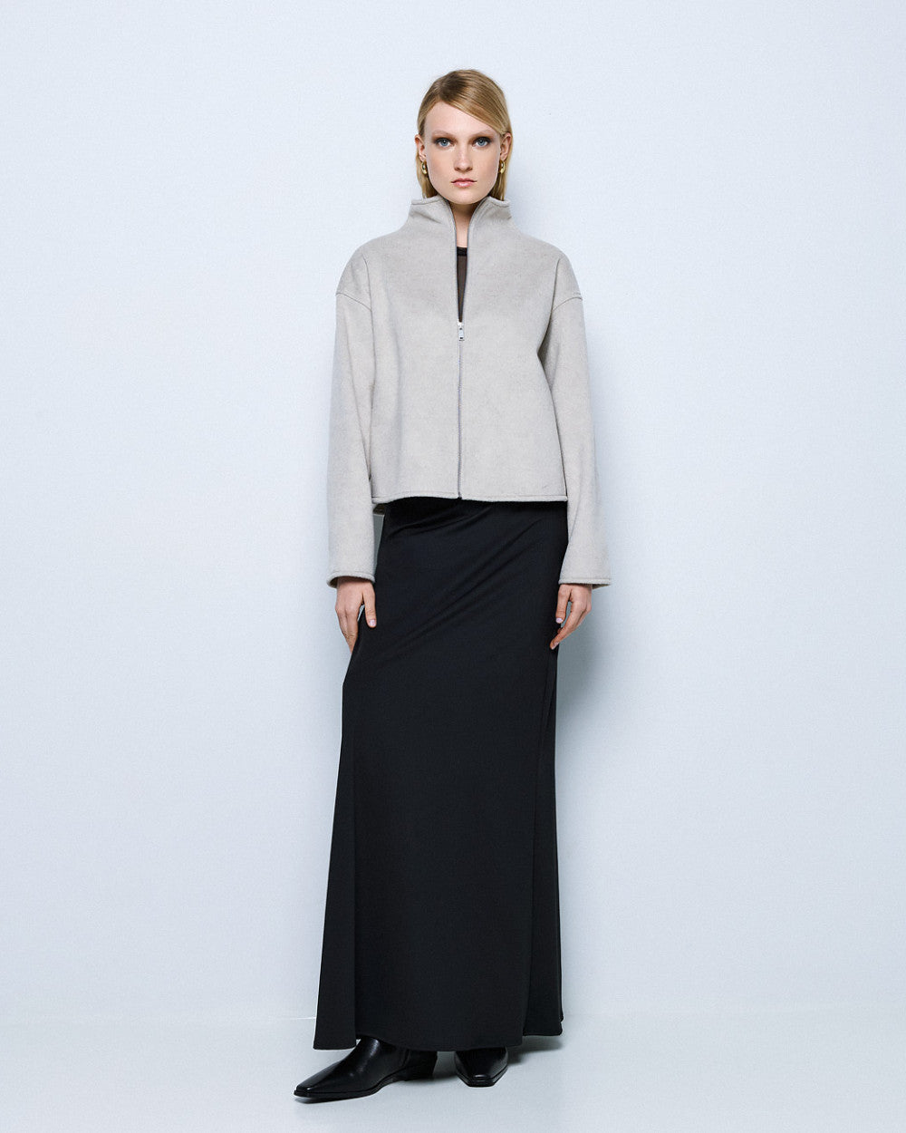 Access Fashion Bomber  Grey Jacket