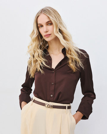 Access Fashion Coffee Blouse