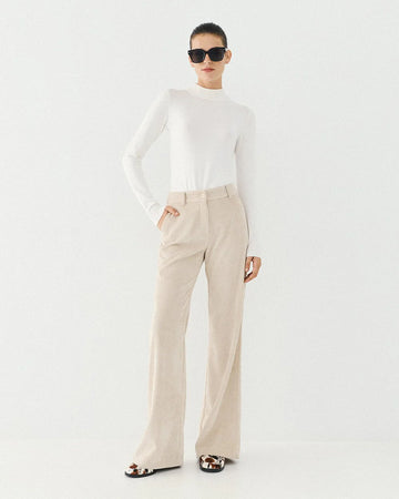 Access Fashion Cream Corduroy Pants