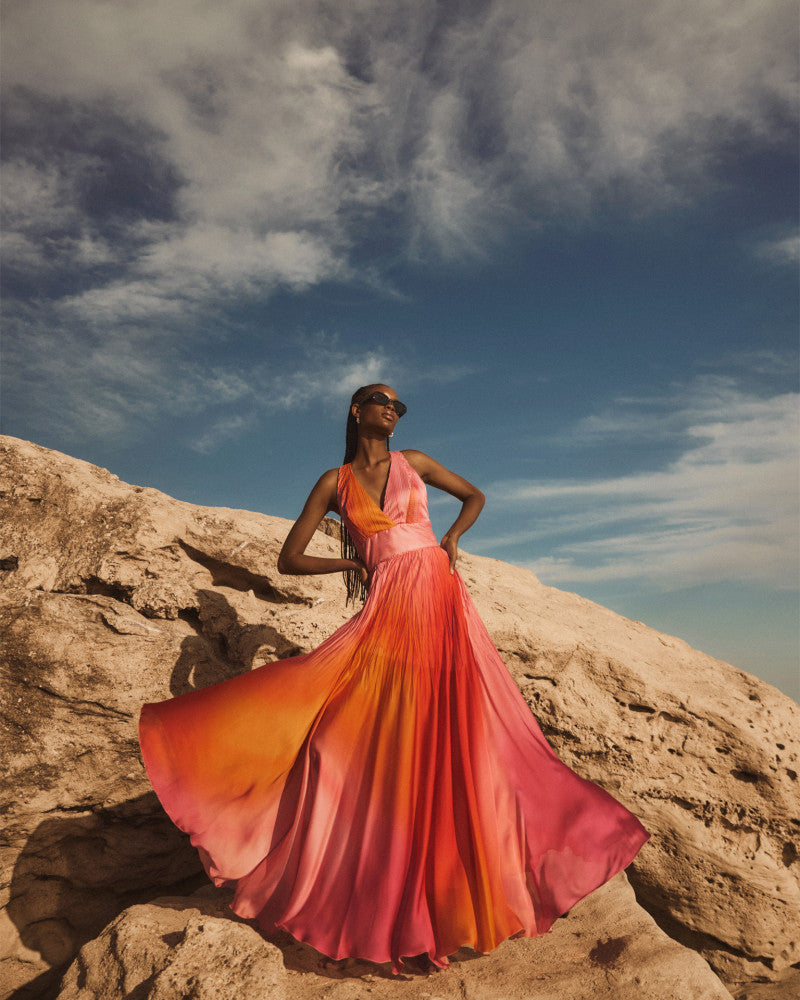 Access Fashion Flame Multi Coloured Dress