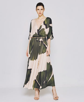 Access Fashion Multi Printed Wrap Dress