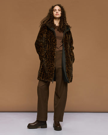 Access Fashion Reversible Leopard Coat