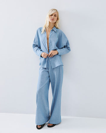 Access Fashion Steel Blue Shirt