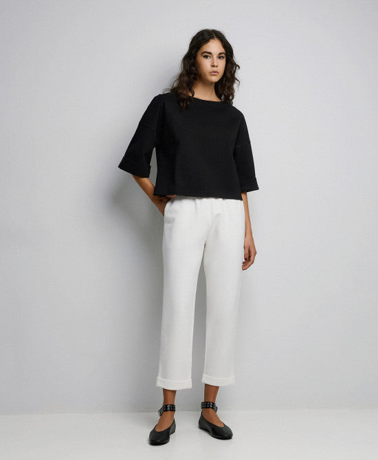 Access Fashion Vanilla Trousers With Elasticated Waist
