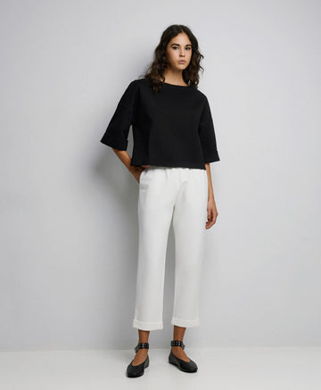 Access Fashion Vanilla Trousers With Elasticated Waist
