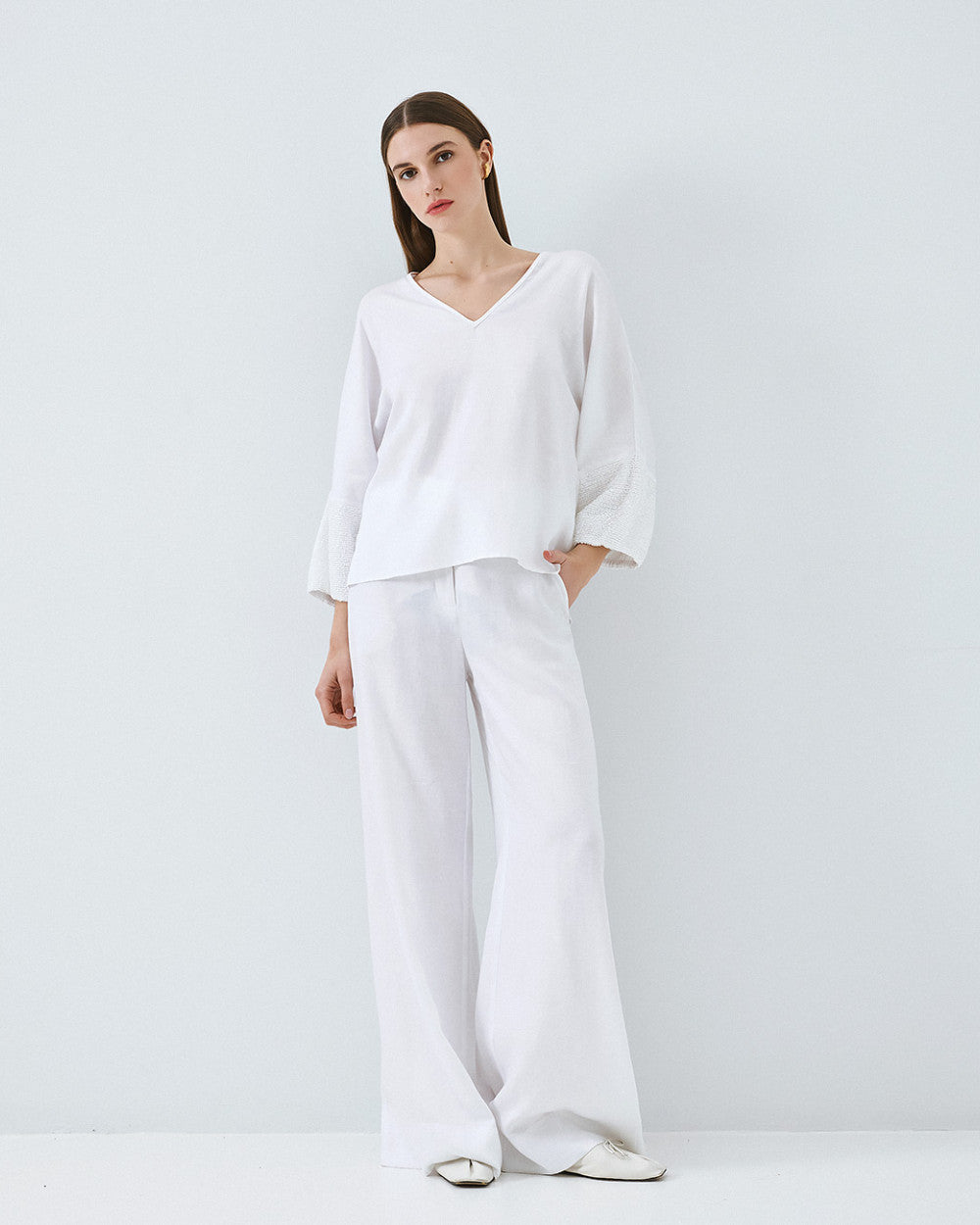 Access Fashion White Trouser