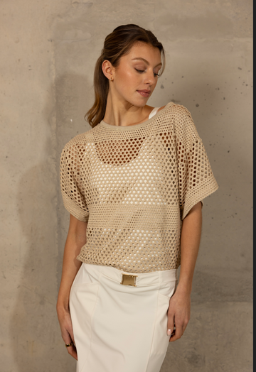 Aime Balance Penny Gold Top