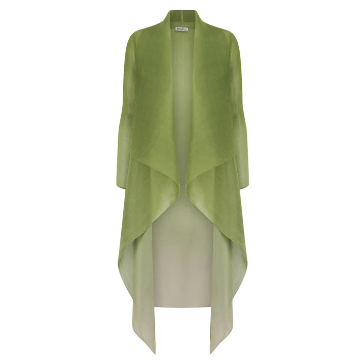 Alquema Peridot Ombre Estrella Dress &amp; Collare Coat