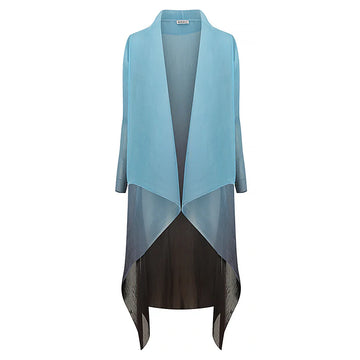 Alquema Blue Topaz Estrella Dress & Collare Coat