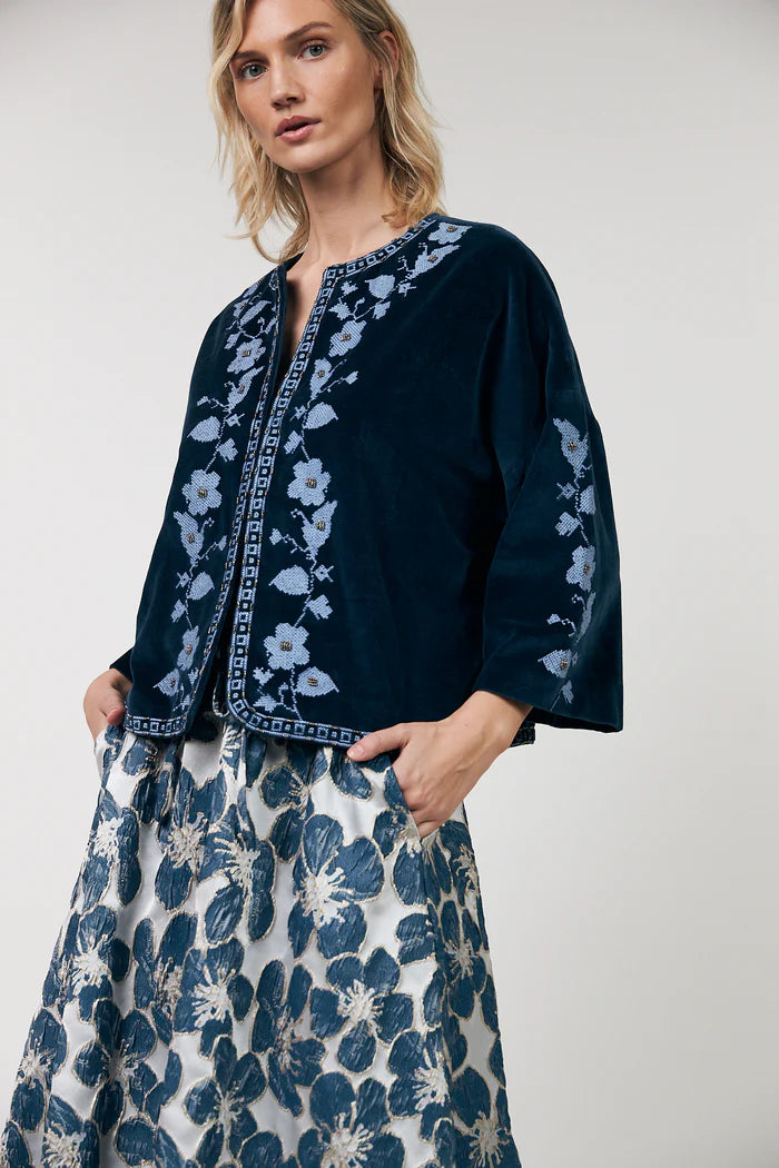 Lollys Laundry Blue Amby Jacket LS