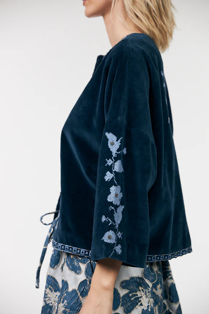 Lollys Laundry Blue Amby Jacket LS