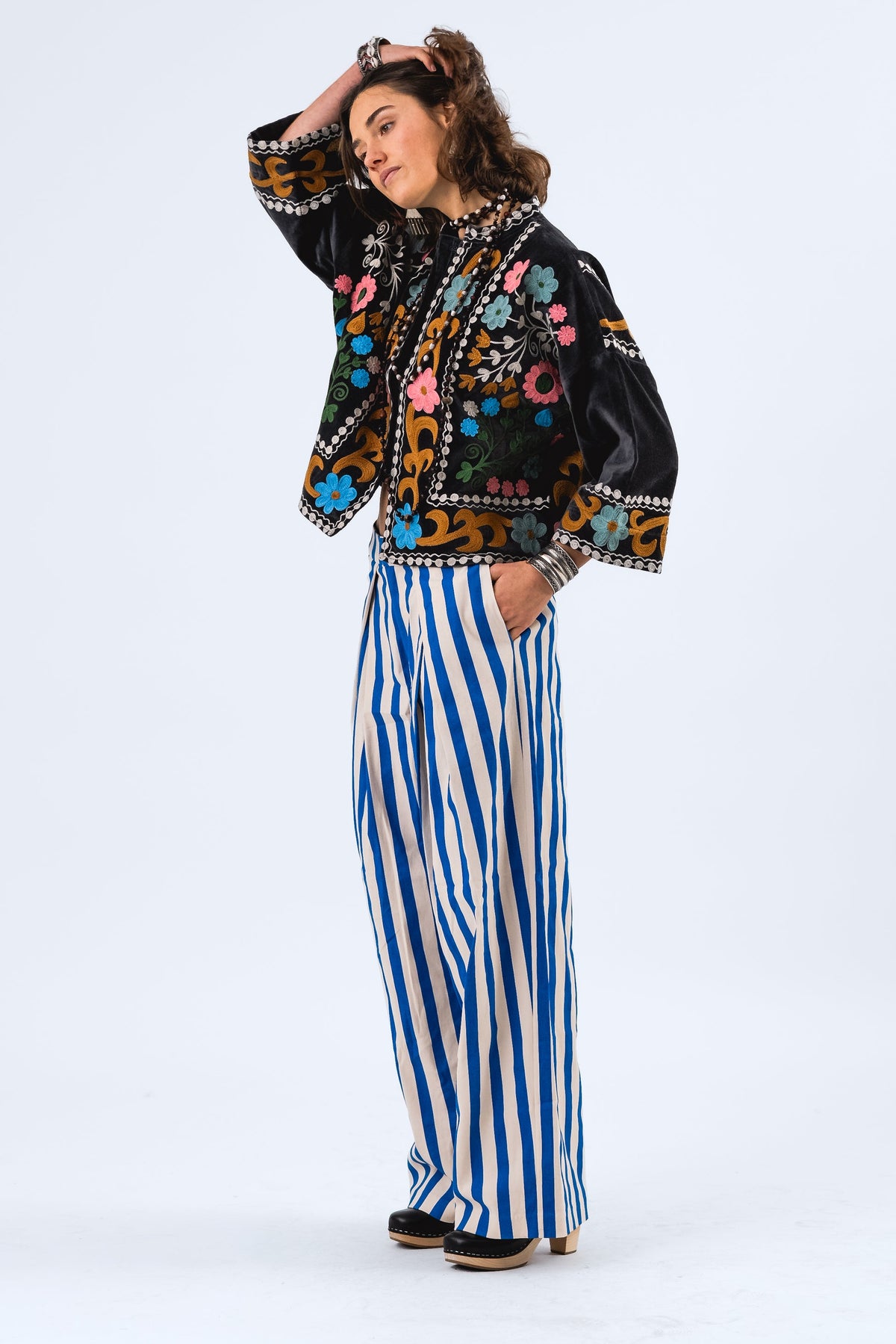 Lollys Laundry Washed Black Amby Jacket