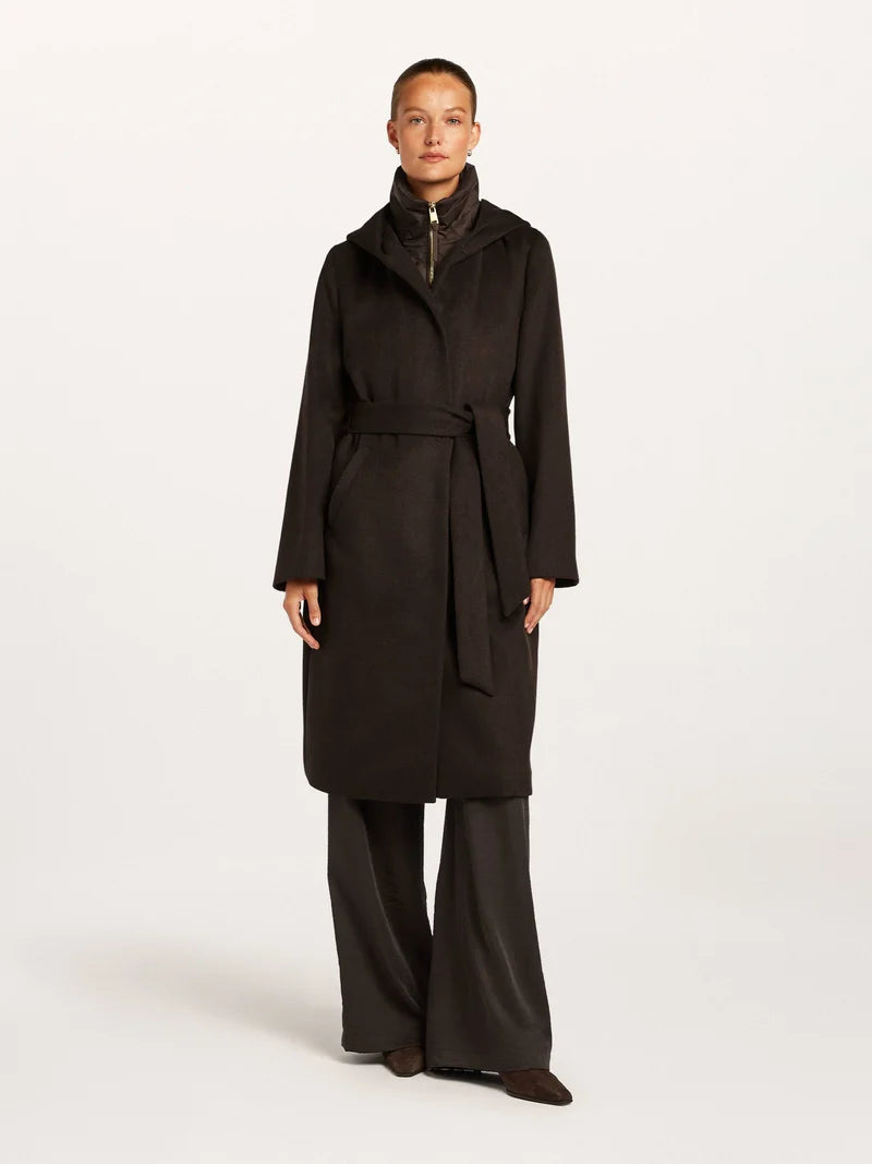 Beaumont Dark Chocolate Aviva Coat