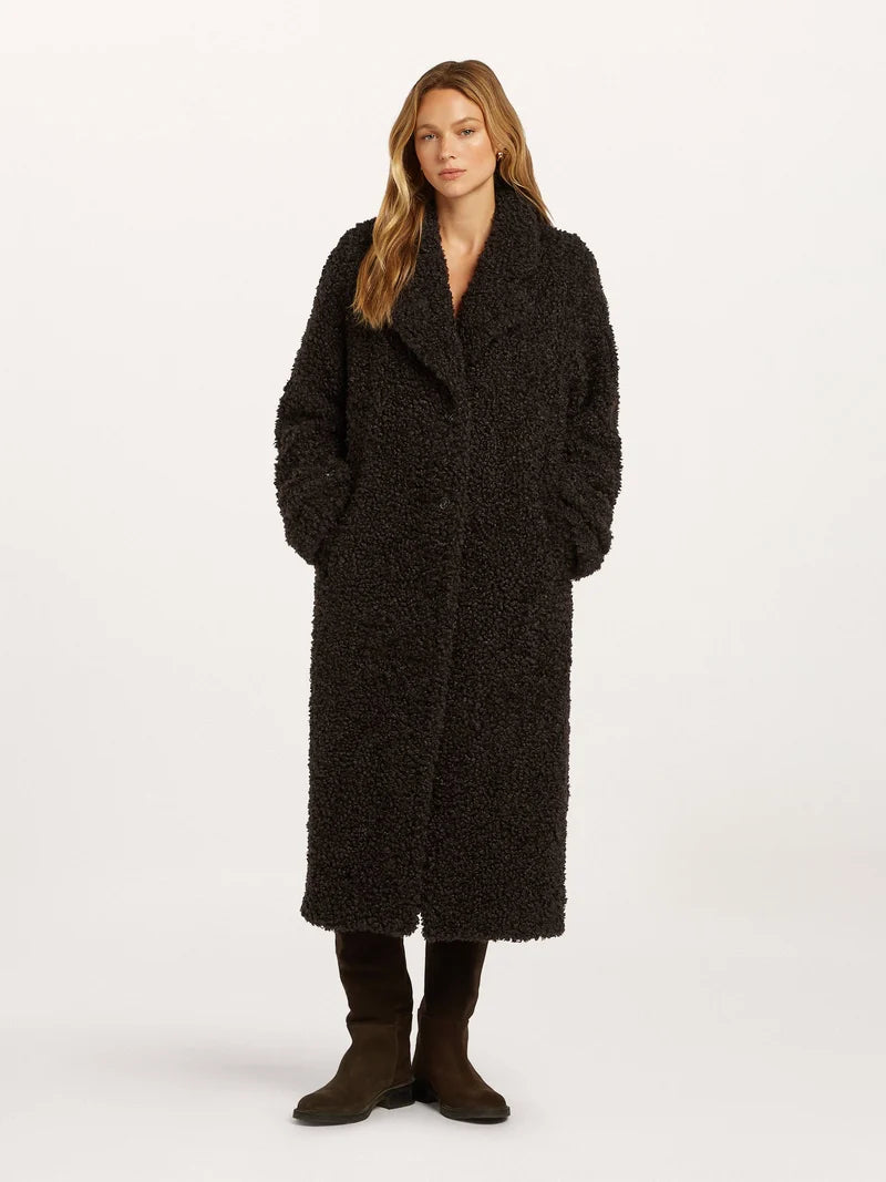 Beaumont Dark Chocolate Long Coat