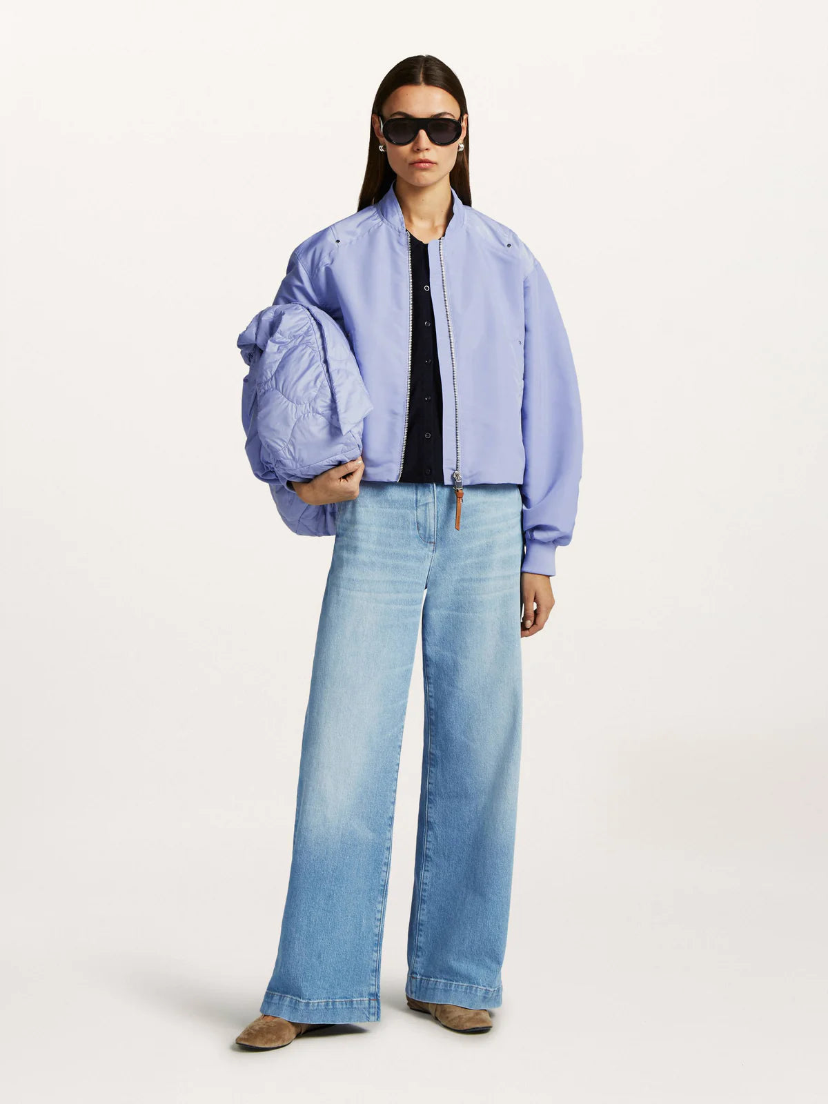 Beaumont Heavenly Blue Danique Bomber Jacket
