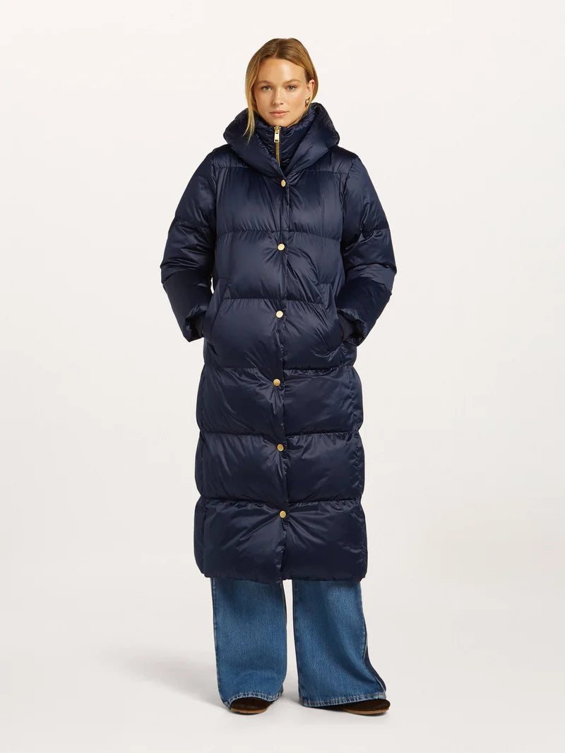 Beaumont Night Blue Mathie Long Coat