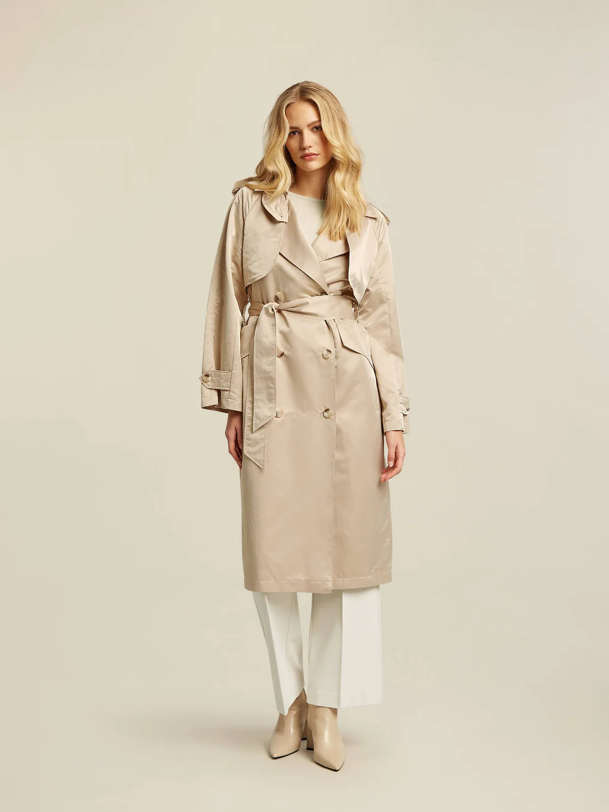 Beaumont Soft Caramel Monica Trench Coat