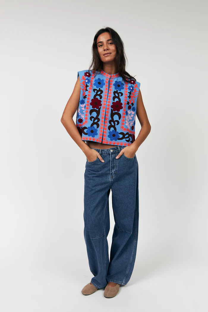 Lollys Laundry Blue Bin Vest SL