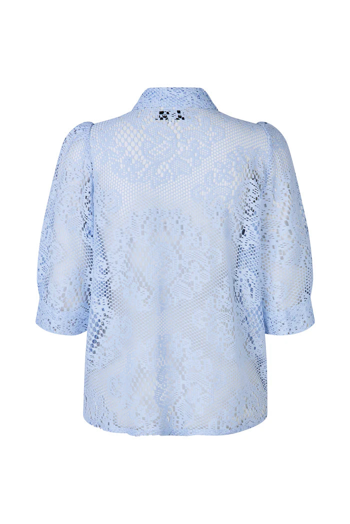 Lollys Laundry Dusty Blue Bono SS Shirt