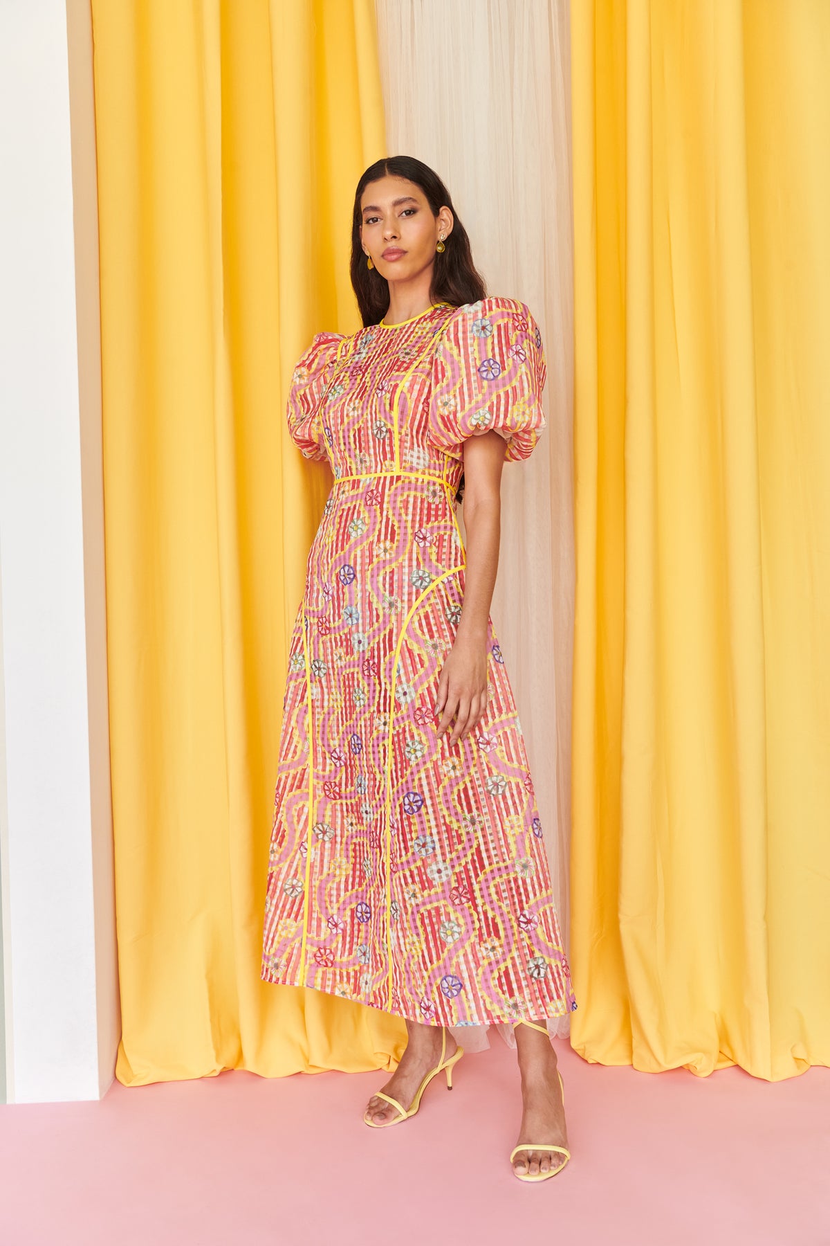 Celia B Yellow Nammu Dress