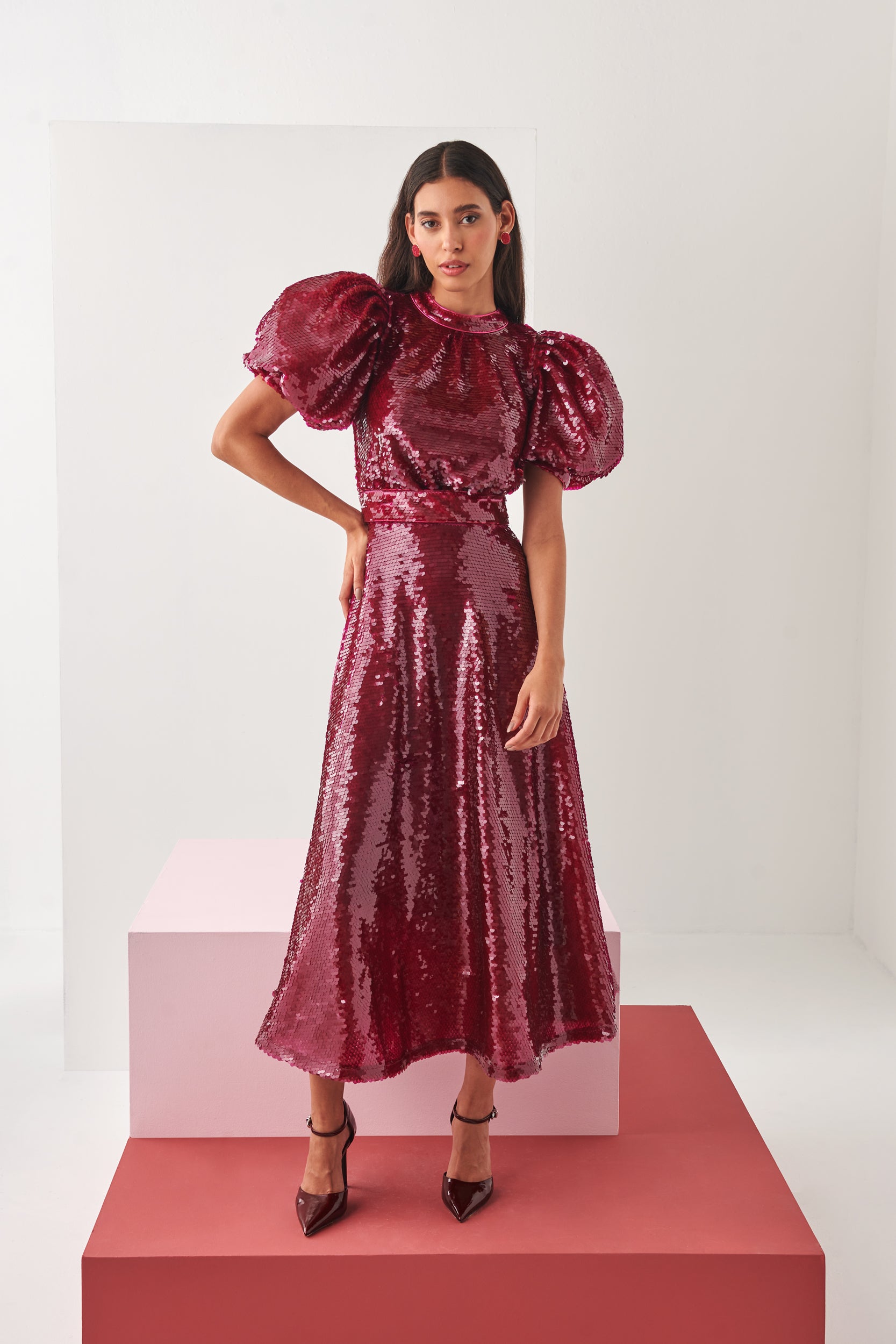 Celia B Cherry Searph Dress